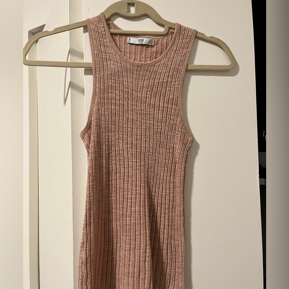 Pink Mango sparkly tank top